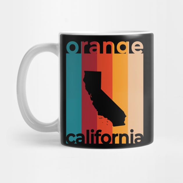 Orange California Retro by easytees